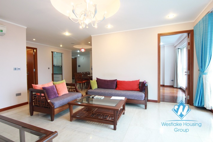 A beautiful and classic 3 bedroom apartment for rent in Ciputra L Tower